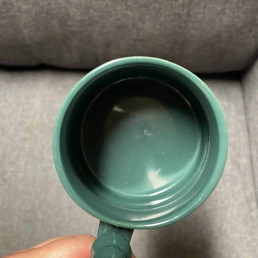 Crate & Barrel Sparrow Green Mug